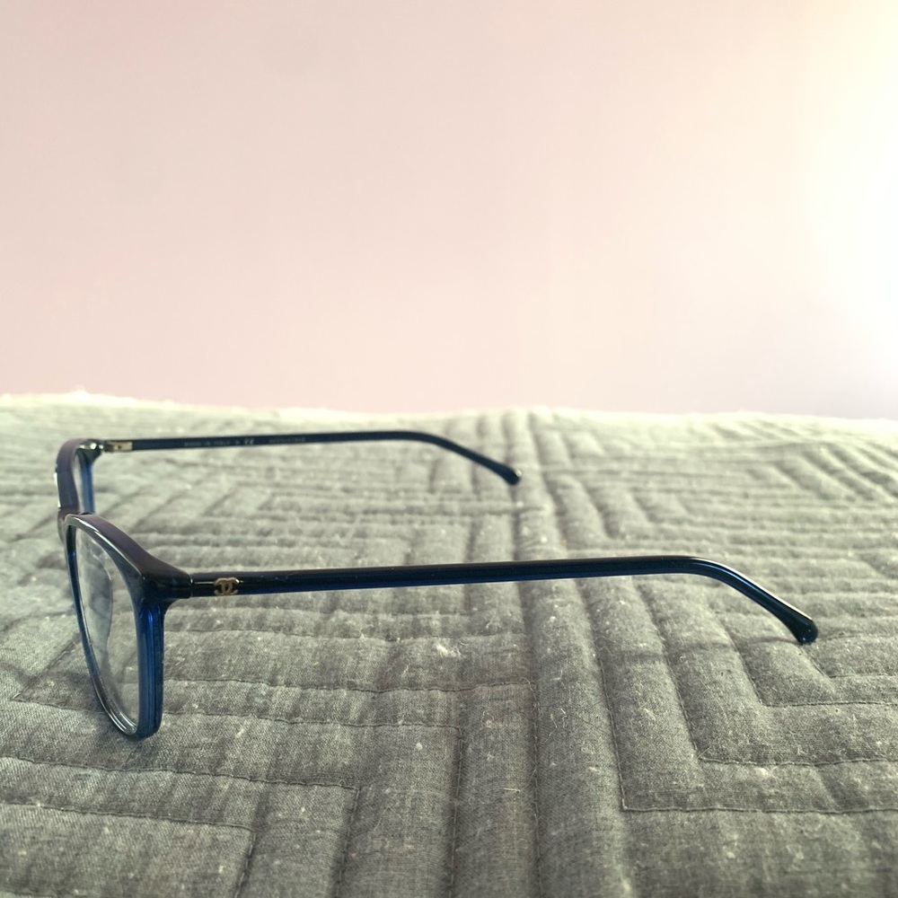 Chanel Signature Blue Eyeglasses